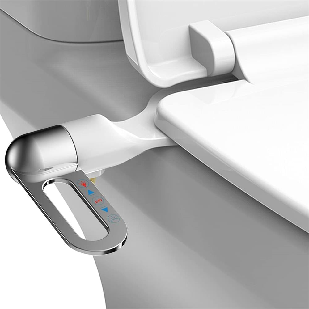 NOW! Non-Electric Dual Nozzle Bidet – Hygienic Self-Washing, Adjustable Water Pressure & Easy Installation Kit