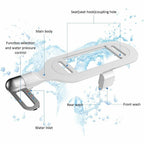 NOW! Non-Electric Dual Nozzle Bidet – Hygienic Self-Washing, Adjustable Water Pressure & Easy Installation Kit