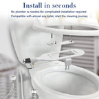 Bathroom Non Electric Dual Nozzle Bidet Toilet Washer Bidet Hygienic Self Washing Bidet