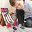 Christmas Gift! Dual Toy Car Launcher Racing Track Set for Kids