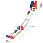 Christmas Gift! Dual Toy Car Launcher Racing Track Set for Kids