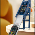 Christmas Gift! Dual Toy Car Launcher Racing Track Set for Kids