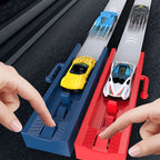 Christmas Gift! Dual Toy Car Launcher Racing Track Set for Kids