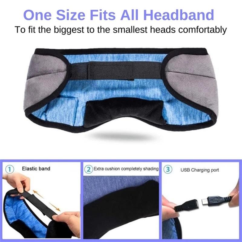 50% discount Bluetooth headset with eye mask