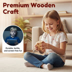 Luban Lock Wooden Puzzle - Stimulates Spatial Intelligence, Natural Wood Design, Educational Family Game