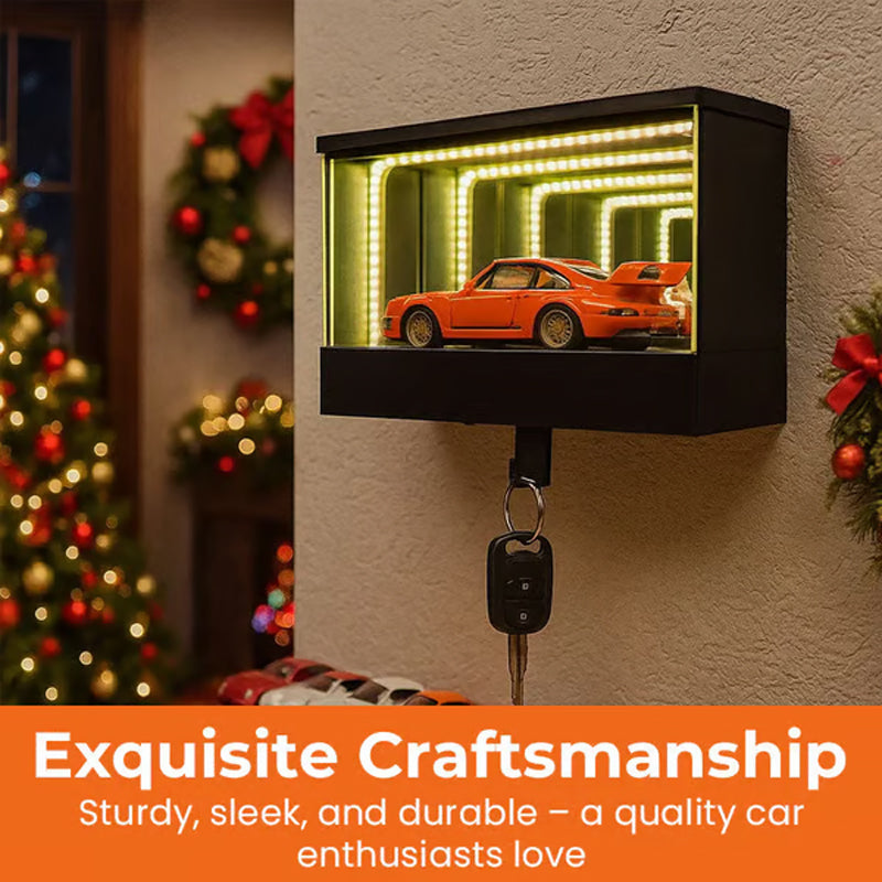 Infinity Mirror LED Garage Key Holder