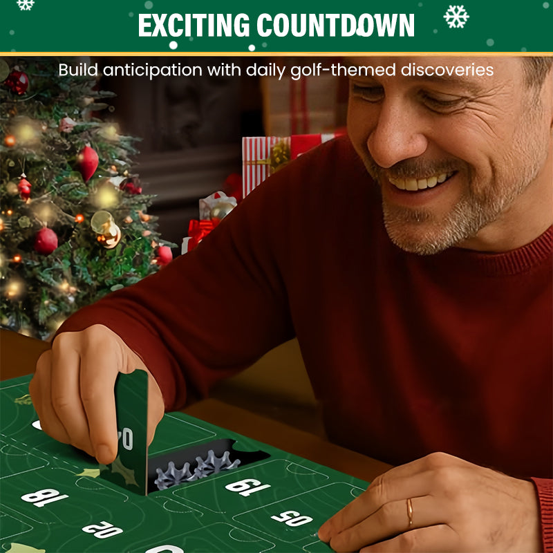 24PCS Christmas Golf Advent Calendar
