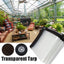 Heavy-duty, transparent, waterproof, insulated tarpaulin