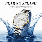 Year-End Premium Sale: Men's Stainless Steel Waterproof Business Watch