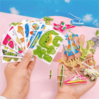 Educational 3D Cartoon Puzzle