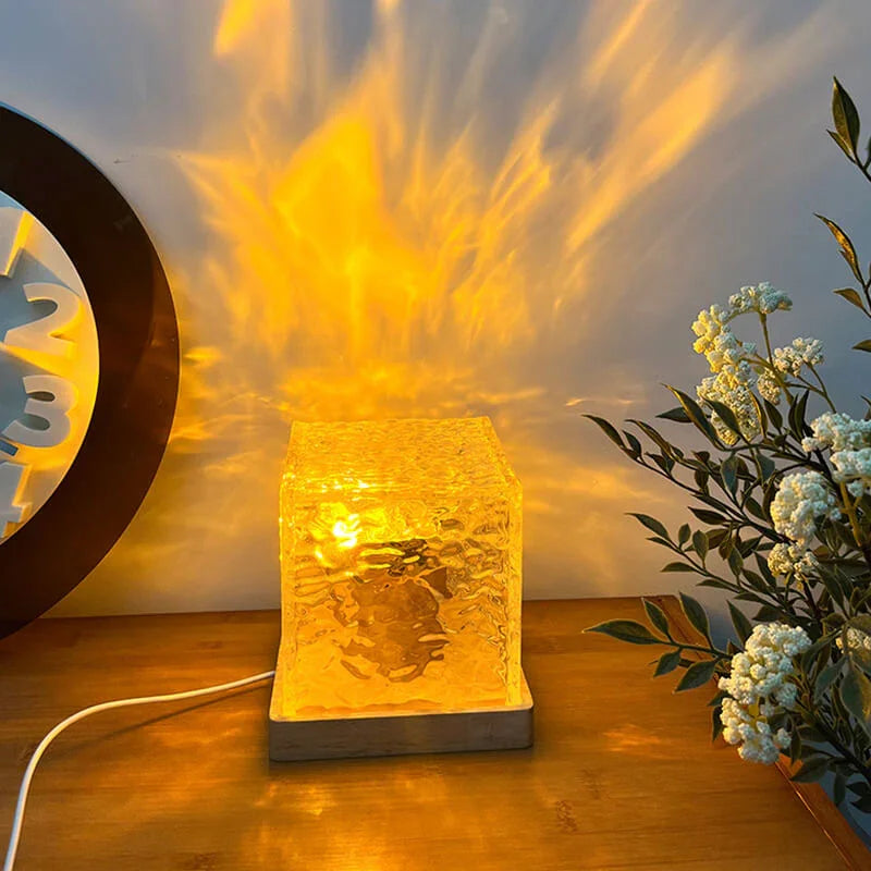 Rotating Wave Projector - Dynamic Ocean Effect, 16 Changing Colors, Perfect for Baby Care and Nursery Decoration