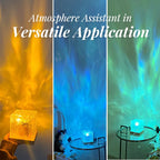Rotating Wave Projector - Dynamic Ocean Effect, 16 Changing Colors, Perfect for Baby Care and Nursery Decoration