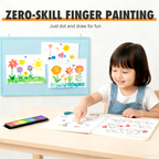 Christmas Finger Paint Coloring Book for Kids