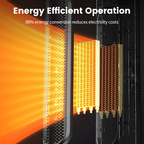 & 2000W Instant Warmth Space Heater - Winter's Ultimate Defense