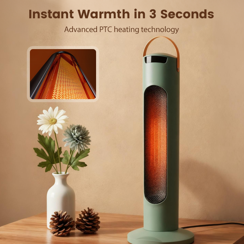& 2000W Instant Warmth Space Heater - Winter's Ultimate Defense