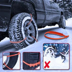Winter Universal Reusable Anti-skid Nylon Tire Chains