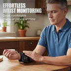 Hospital-Grade Accurate Wrist BP Monitor | Large Display & Voice for Easy Home Monitoring