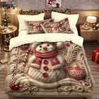 Festive Christmas 3-Piece Duvet Cover Set