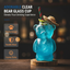 PROMOTION Adorable Clear Bear Glass Cup