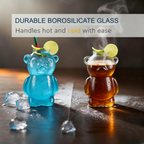 PROMOTION Adorable Clear Bear Glass Cup