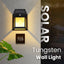 SOLAR WALL LIGHT - Motion Sensor & Weatherproof, Automatic Dusk to Dawn Operation, Easy Installation for Garden and Pathway
