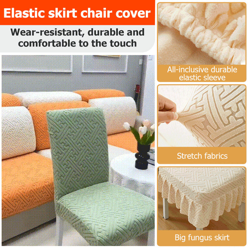 Dining Chair Slipcover Set Instant holiday upgrade! Refresh your dining space