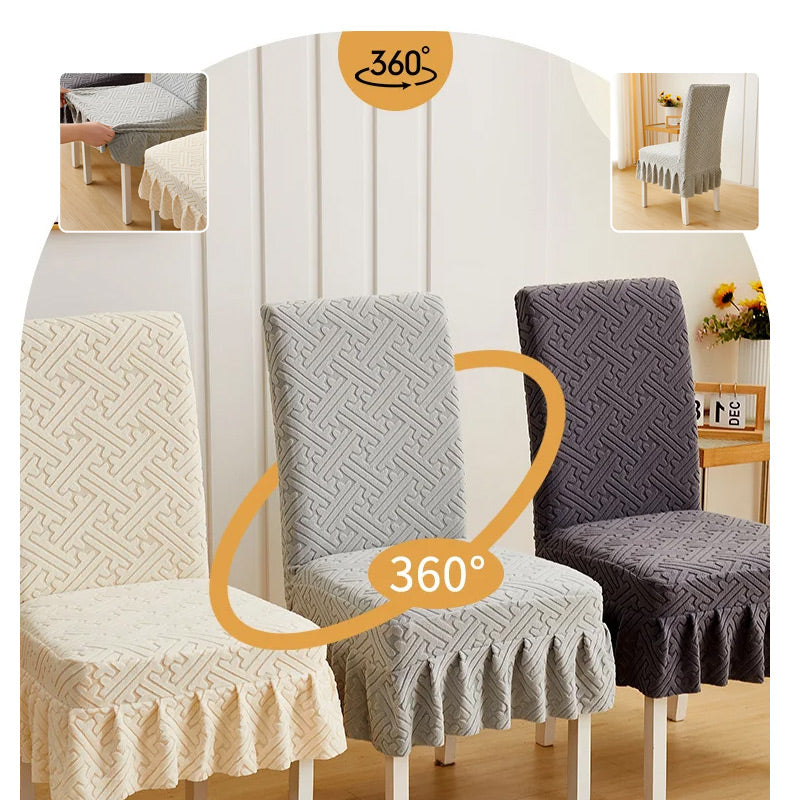 Dining Chair Slipcover Set Instant holiday upgrade! Refresh your dining space