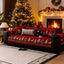 Meet Christmas With Plush Chenille Anti-Slip Couch Cover
