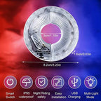 LED Bike Hub Light – Waterproof, Easy to Install & 8 Colour Modes