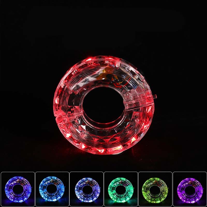 LED Bike Hub Light – Waterproof, Easy to Install & 8 Colour Modes