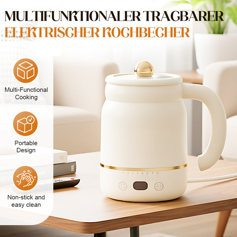 Portable Electric Cooking Mug – 3-in-1 Multifunction, Fast Heating & Auto Keep Warm