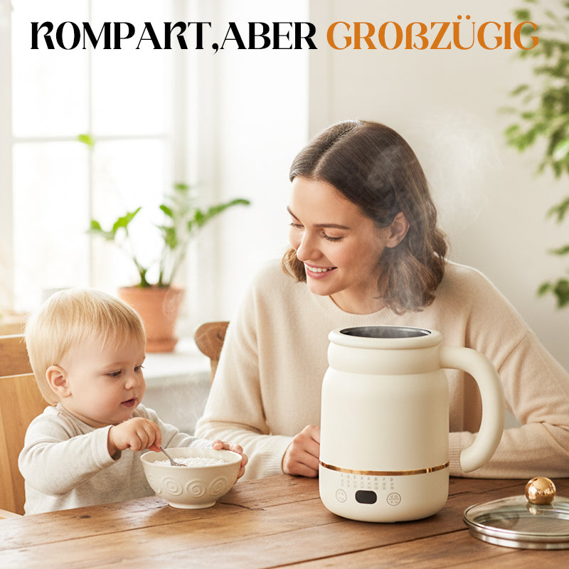 Multifunctional portable electric cooking mug