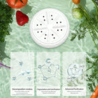 Effortless Vortex Fruit & Veggie Washer – Advanced SwirlClean Technology | Odor-Free, Child-Safe Cleaning
