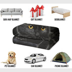Black Cat All-Season Cozy Blanket