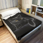 Black Cat All-Season Cozy Blanket