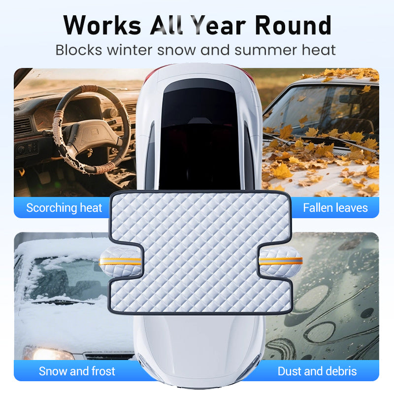 Christmas Offer: !!! All-Season Thickened Windshield Snow Cover