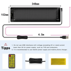 Colorful Eye Lamp Soft Screen for Car Windows
