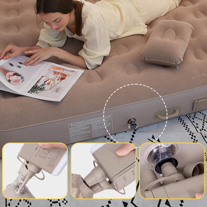 Portable Air Mattress with Built-In Pump