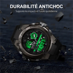 Men's Waterproof Sports Watch with Luminous Display