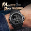 Men's Waterproof Sports Watch with Luminous Display