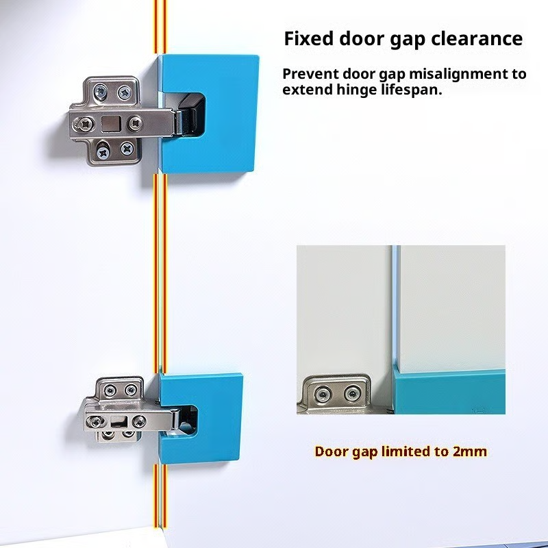 BUY 3 GET EXTRA 2! EASY HINGE MATE - Adjustable Door Installation Tool, Universal Design for Quick Setup, Includes All Necessary Adapters