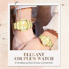Christmas Special Offer: Luxurious Swiss Automatic Gold Watch For Couples
