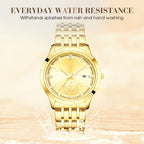 Christmas Special Offer: Luxurious Swiss Automatic Gold Watch For Couples