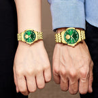 Christmas Special Offer: Luxurious Swiss Automatic Gold Watch For Couples