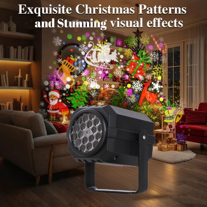 Christmas Offer: !!! Rotating LED Christmas Pattern Projector Light