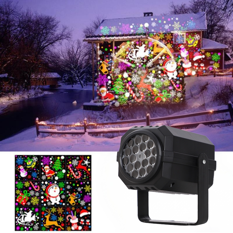 Christmas Offer: !!! Rotating LED Christmas Pattern Projector Light