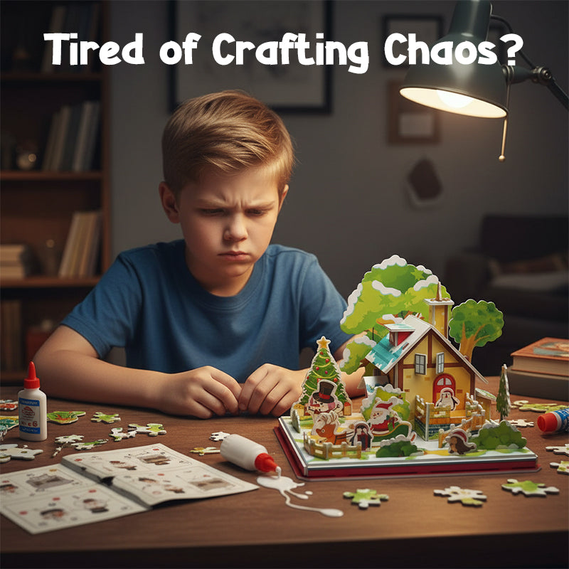 Christmas gifts 3D DIY Christmas Puzzle Kit