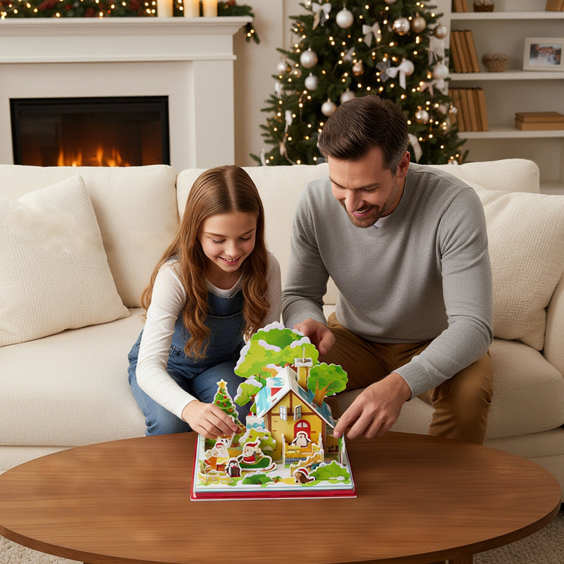 Christmas gifts 3D DIY Christmas Puzzle Kit