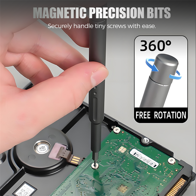 49-in-1 Pro Screwdriver Set: Conquer 99% of screws worldwide! Your all-in-one solution for electronics, appliances, and DIY projects. - ! - Magnetic | Anti-slip | Portable