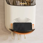 Black-Friday-Mega-Angebot – 50 % Rabatt! Wall Mounted Multifunctional Chopstick Holder Drain Box